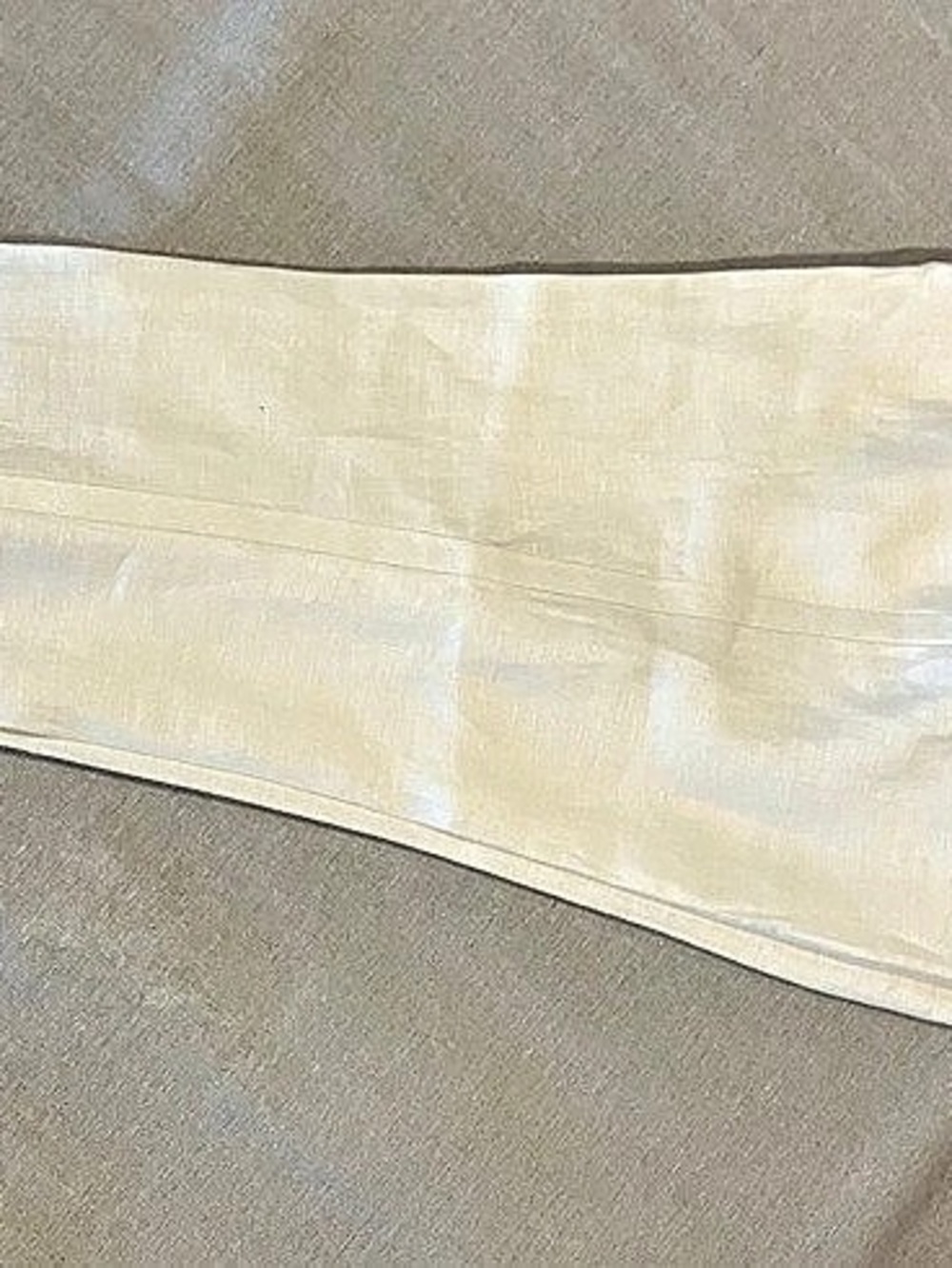 NWT Banana Republic Men’s 31x30 Tailored 100% Linen Ivory Trousers lined $200